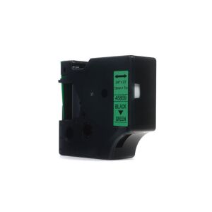JetWorld Dymo D1 csereszalag, fekete, zöld, 19 mm x 7 m (45809) (S0720890)