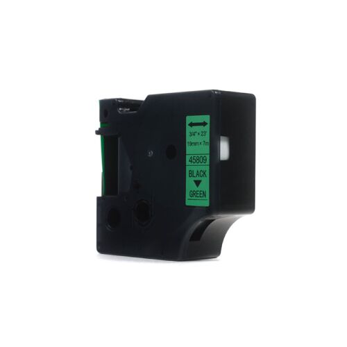 JetWorld Dymo D1 csereszalag, fekete, zöld, 19 mm x 7 m (45809) (S0720890) 146958856