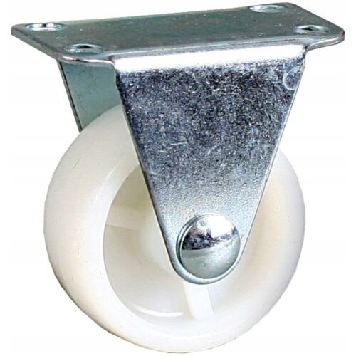 Fix görgőkészlet, műanyag fix kerék, 50 mm, bútorokhoz