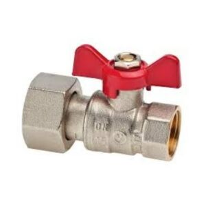 Elzáró golyóscsap forgó anyával és alumínium pillangóval SPIN 3/4'' vízmérőkhöz tömítési lehetőséggel 146959053 - Golyóscsap