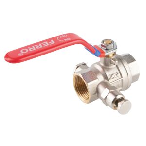 Alsó-hüvely golyóscsap karral, szellőzővel és dugóval, 1/2 hüvelykes, F-Power 146959562 - Golyóscsap