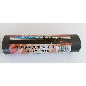 SZEMETESZSÁK 160L 90*110 FEKETE 10 DARAB - AN 150L/10 146959687 - Szemeteszsák