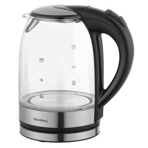 ELEKTROMOS ÜVEG VÍZFORRALÓ 1,7L KLAUSBERG KB-7886 LED 146960410