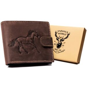 Férfi bőr pénztárca N992L-CHM-HORSE BROW 146960604 - Férfi pénztárca