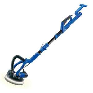 DEDRA 750W Wandschleifer, 1,6m lang, blau, mit Staubabsaugung - Schleifmaschinen