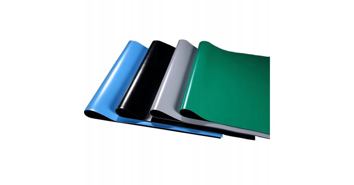 ESD antisztatikus szőnyeg, zöld tekercs, 0,6 m x 10 m, vastagság 2 mm 146961074