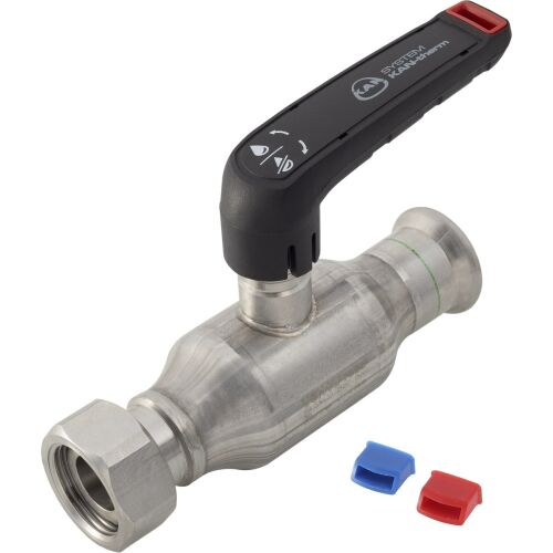 Golyóscsap félcsatlakozóval lapos tömítéssel GW Inox - 22 G3/4"" 146961502