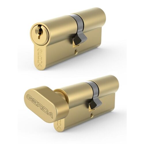 2 db-os 1 kulcsos sárgaréz zárbetét készlet WKE1 30/45 - MP WK 80839 146961890