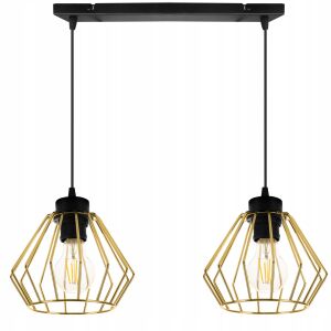 Mennyezeti lámpa, arany színű, loft, Druciak 146962764 - Lámpa & Világítás