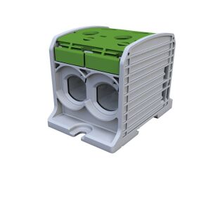 Menetes sín csatlakozó SIMBLOCK STB 185-2 - Al/Cu, 87820, zöld 146963868 - Sorkapocs