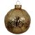 Karácsonyi gömbdísz 8cm üveg csillámos karácsony 1 db. 146963952