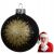 Karácsonyi gömbdísz 8cm üveg csillámos karácsony 1 db. 146963952