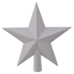 Törhetetlen karácsonyfa csillag tetejű 19 cm fehér 146964743 - Szezonális dekoráció