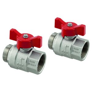 Nikkelezett golyóscsap G1-G1 Uponor Vario 146965121 - Golyóscsap