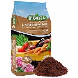 Univerzális kerti föld zöldségekhez és virágokhoz 40L Tőzegmentes komposzttal 146965673 - Kertépítés