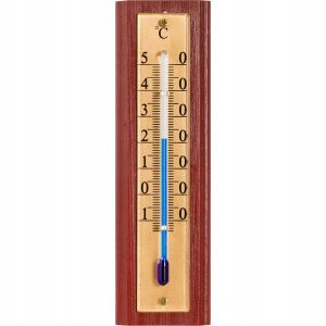 Klasszikus, falra szerelhető, fából készült szobahőmérő 146965686 - Szobahőmérő