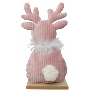 Karácsonyi díszes rénszarvas figura 24 cm 146965996 - Karácsony
