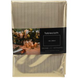 Karácsonyi terítő 145x200 cm szatén arany