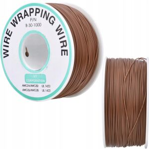 Kynar vezeték AWG 0,25 mm barna 200 m