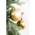 Arany színű, kerek, műanyag, törésálló gömbdíszek, 4 db-os készlet, 10 cm 146967044