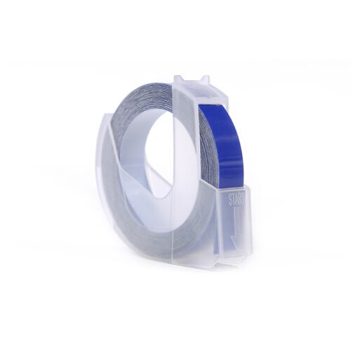 JetWorld 3D Tape Replacement Dymo White on Blue (dombornyomásra) 9mm x 3m (S0898140) (10db)