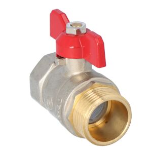 Nikkelezett ORO golyóscsap alumínium tömszelencével (MAl) (N-W változat) 1 hüvelyk 146967265 - Golyóscsap