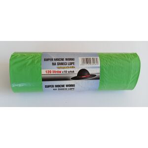 120L-ES SZEMETESZSÁK 70*110 ZÖLD 10 DARAB - 120L/10ZI 146967331 - Szemeteszsák
