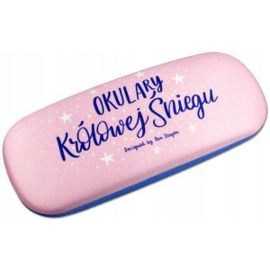 Rózsaszín karácsonyi szemüvegtok felirattal