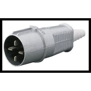 32A 3P+Z IP44 fém hordozható dugó 500V, lapos érintkezők 146967880 - Ipari csatlakozó