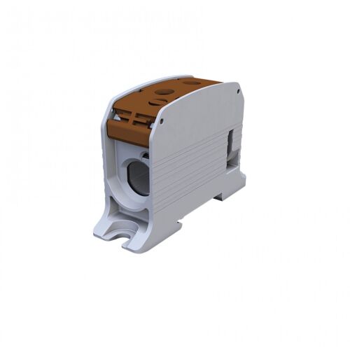 Menetes sín csatlakozó STB 95 Al/Cu 87510 SIMBLOCK, barna 146968095