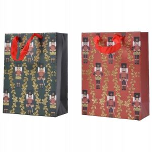 Dekoratív karácsonyi ajándéktáska 32 cm