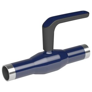 VEXVE X golyóscsap vízhez 200 C-ig, DN32 PN40 hegesztéshez, csökkentett áteresztőképesség 146969210 - Golyóscsap