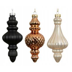 Bombka choinkowa zawieszka 15 cm elegancka 1szt 146969491 - Szezonális dekoráció