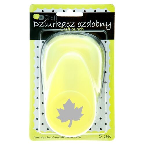 DÍSZÍTŐ LYUKASZTÓ 5CM JUHARFA 5519