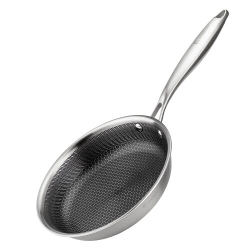 PATELNIA STALOWA 22cm Z POWŁOKĄ PLASTER MIODU E-7546 146969750