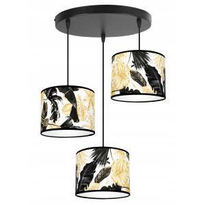 MENNYEZETI LÁMPA, LÁMPABÚRA, ARANY VIRÁGOK, LED 146970414 - Lámpa & Világítás