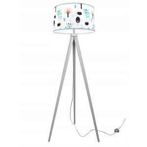 LOFT GYERMEK ÁLLÓ LÁMPA, LÁMPABÚRA, MINTÁS, LED