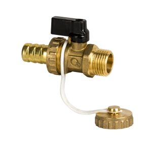 1/2 LEÖMLŐ GÖMBSZELEP PILLANGÓVAL ÉS CSATLAKOZÓVAL - DART.810-1/2 146971657 - Golyóscsap