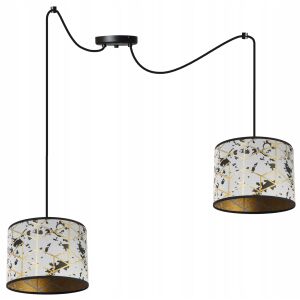 MENNYEZETI LÁMPA, PÓKMINTÁS LÁMPABURNY, ARANY 146971840 - Lámpa & Világítás