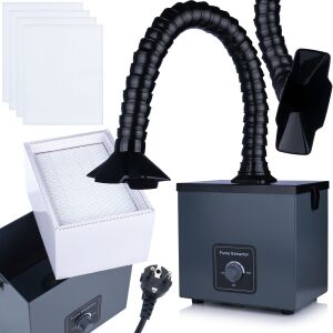 SR80 FumeExtractor Pro - Forrasztófüst-elszívó 80W | 160 m³/h | 99,97% | Cső 0,75 m | 50 mm | 265×190×275 mm | 2 fokozatú szűrés 146972119 - Baba egészség