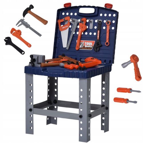 Összecsukható játék munkapad kiegészítőkkel