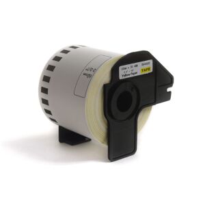 JetWorld Labels Brother DK cserefekete, sárga 62mm*30,48m DK44605, DK-44605, DK44.605