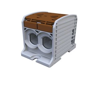 Menetes sín csatlakozó STB 185-2 Al/Cu 87820 SIMBLOCK, barna 146972555 - Sorkapocs