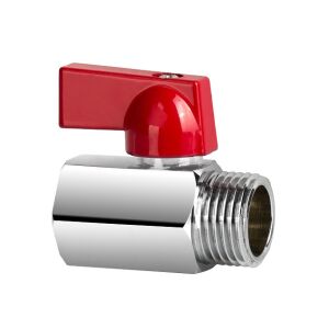 1/2'MINI GOLYÓS SZELEP KRÓM FŰTÉSES - DART.372C1/2 146972793 - Golyóscsap