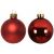 12 db-os üveg karácsonyfadísz szett, 5 cm, piros 146973095