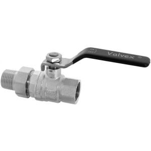 Nikkelezett golyóscsap tömszelence félcsavarral és acél karral (DSt) TRYTON 3/4 hüvelyk 146973503 - Golyóscsap