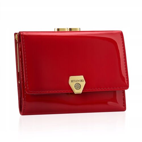 BPD-VS-14 PIROS FÉNYES Női Pénztárca