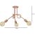 Modern Edison LOFT függeszték réz 3x60W 146974727