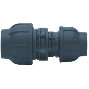 PP kompressziós idom 50x25 PN16, PE csövekhez, fekete 146975487 - KPE idom