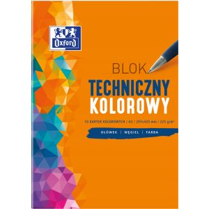 TECHNIKAI BLOKK A3/10K SZÍNŰ OXFORD 400093234 A""10 146976373 - Rajzeszköz